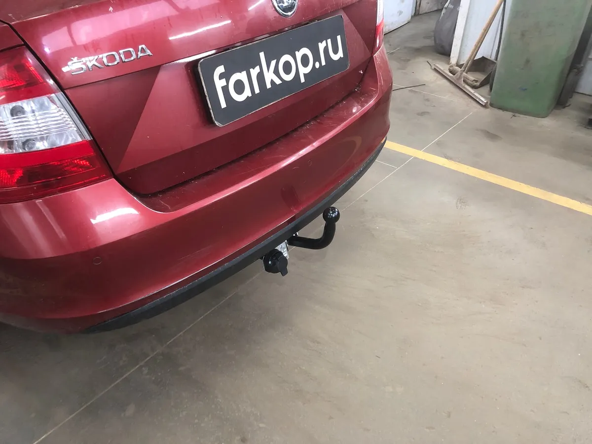 Фаркоп Лидер Плюс для Skoda Rapid 2014-2019 V125-A в Ставрополь Фаркоп Лидер Плюс для Skoda Rapid 2014-2019 V125-A в Ставрополь