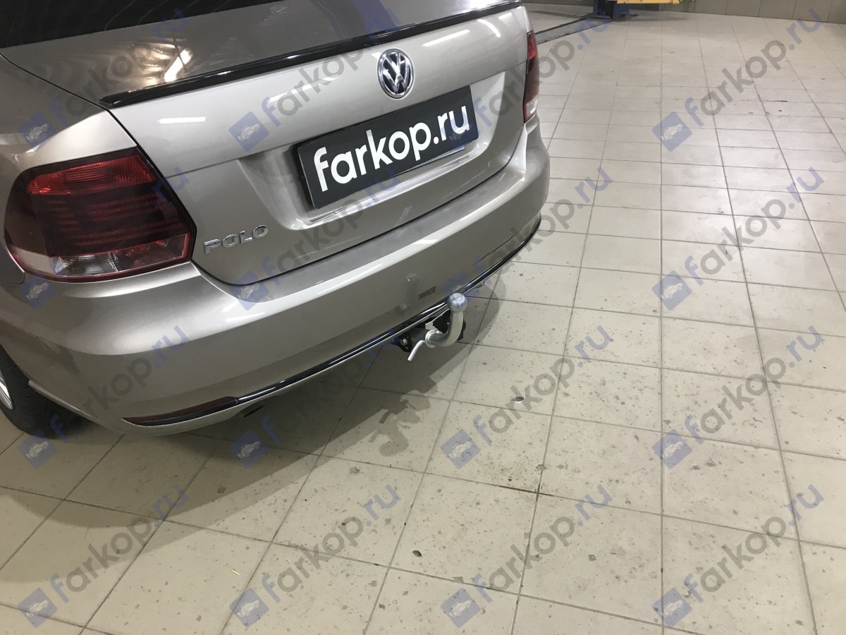 Установили фаркоп Лидер Плюс для Volkswagen Polo (седан) 2018 г.в. Установили фаркоп Лидер Плюс для Volkswagen Polo (седан) 2018 г.в.